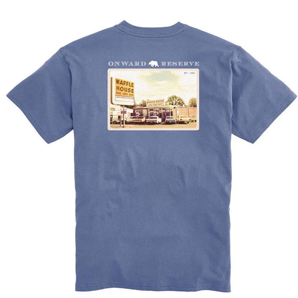 NWOT Onward Reserve Waffle House Postcard T-shirt XL